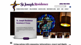 What Stjosephresidence.com website looked like in 2020 (4 years ago)