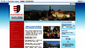 What Svojsin.cz website looked like in 2020 (4 years ago)