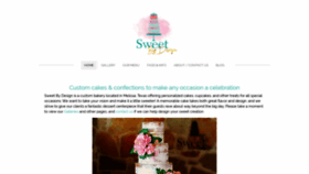 What Sweetbydesigncakes.com website looked like in 2020 (4 years ago)