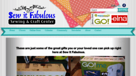 What Sewitfabulous.com website looked like in 2020 (4 years ago)
