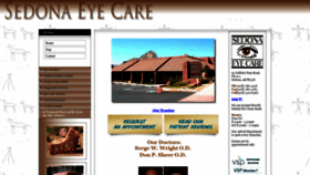 What Sedonaeyecare.com website looked like in 2020 (4 years ago)