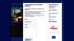 What Scorpio-aluminium.de website looked like in 2020 (4 years ago)
