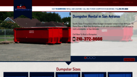 What Southtexasdumpsters.com website looked like in 2020 (4 years ago)