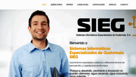 What Sieg.center website looked like in 2020 (6 years ago)