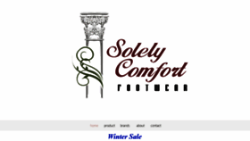 What Solelycomfort.com website looked like in 2020 (4 years ago)