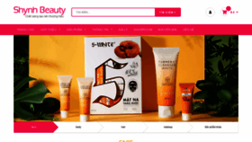 What Shynhbeauty.com website looked like in 2020 (4 years ago)