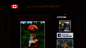 What Swampbearart.com website looked like in 2020 (4 years ago)
