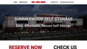 What Summerwoodselfstorage.com website looked like in 2020 (4 years ago)