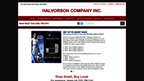 What Shophalvorsonco.com website looked like in 2020 (4 years ago)