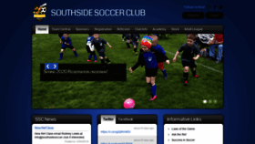 What Southsidesoccer.club website looked like in 2020 (4 years ago)