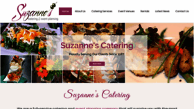What Suzannescatering.com website looked like in 2020 (4 years ago)