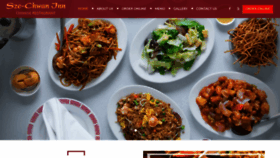 What Szechwaninnchinese.com website looked like in 2020 (4 years ago)