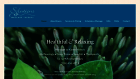 What Solutionsmassagetherapy.com website looked like in 2020 (4 years ago)