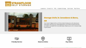 What Strawfloorselfstorage.com website looked like in 2020 (4 years ago)