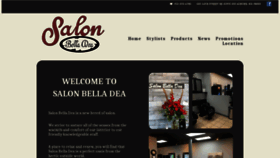 What Salonbelladea.com website looked like in 2020 (4 years ago)