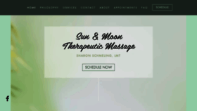What Sun-moonmassage.com website looked like in 2020 (4 years ago)