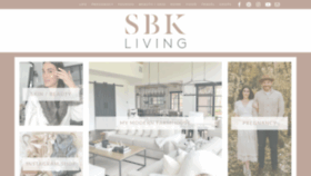 What Sbkliving.com website looked like in 2020 (4 years ago)