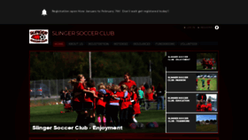 What Slingersoccer.com website looked like in 2020 (4 years ago)