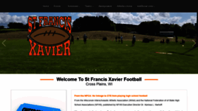 What Sfxfootball.org website looked like in 2020 (4 years ago)