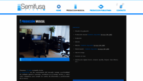 What Semifusaestudio.com website looked like in 2020 (4 years ago)