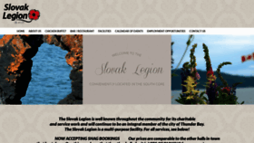What Slovaklegion.com website looked like in 2020 (4 years ago)