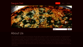 What Saugusdeli.com website looked like in 2020 (4 years ago)