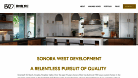 What Sonorawestdev.com website looked like in 2020 (4 years ago)