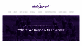 What Shinebrightdance.com website looked like in 2020 (4 years ago)