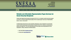 What Snesaa.org website looked like in 2020 (4 years ago)