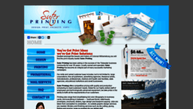 What Suterprinting.com website looked like in 2020 (6 years ago)