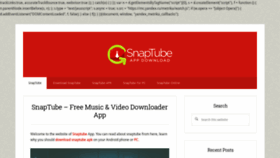 What Snaptubeapp.download website looked like in 2020 (4 years ago)