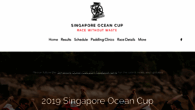 What Singaporeoceancup.com website looked like in 2020 (4 years ago)