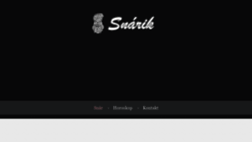 What Snarik.sk website looked like in 2020 (4 years ago)