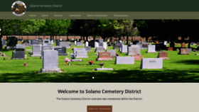 What Solanocemeteries.us website looked like in 2020 (4 years ago)