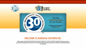 What Surgicalcentres.com website looked like in 2020 (4 years ago)