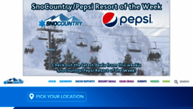 What Snow-country.com website looked like in 2020 (4 years ago)