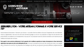 What Serrurier-lyon-artisan.fr website looked like in 2020 (4 years ago)