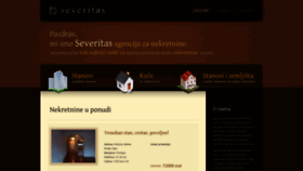 What Severitas.hr website looked like in 2020 (4 years ago)
