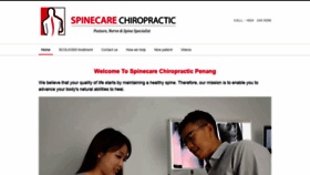 What Spinecarechiropractic.net website looked like in 2020 (4 years ago)