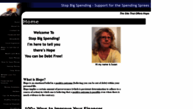 What Stopbigspending.com website looked like in 2020 (4 years ago)
