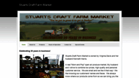 What Stuartsdraftfarmmarket.com website looked like in 2020 (4 years ago)
