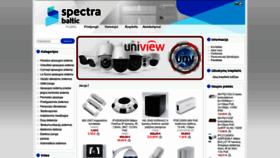What Spectrabaltic.lt website looked like in 2020 (4 years ago)