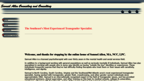 What Samallencounseling.com website looked like in 2020 (4 years ago)