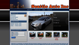 What Seattleautoinc.com website looked like in 2020 (4 years ago)