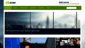 What Suez-recircle.de website looked like in 2020 (4 years ago)