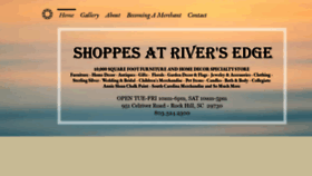 What Shoppesatriversedge.com website looked like in 2020 (4 years ago)
