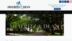 What Shafritz-dean.com website looked like in 2020 (4 years ago)