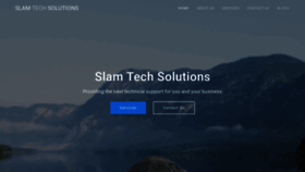 What Slamtechsolutions.com website looked like in 2020 (4 years ago)