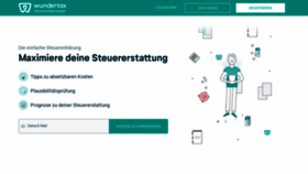What Steuererklaerung.de website looked like in 2020 (4 years ago)