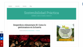 What Sostenibilidadpractica.com website looked like in 2020 (4 years ago)